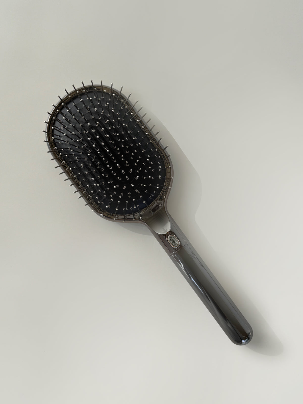 Metallic Metal Hair Brush