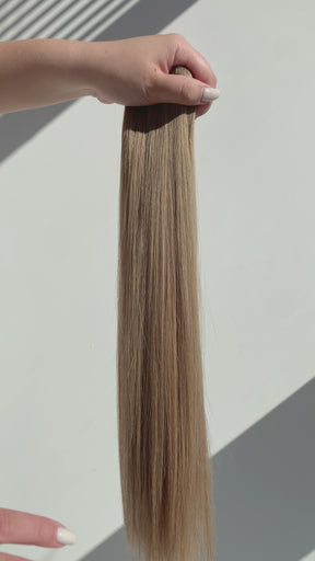 Natural Blonde Invisible Clip-Ins 18" (100g)-🚨Clearance🚨